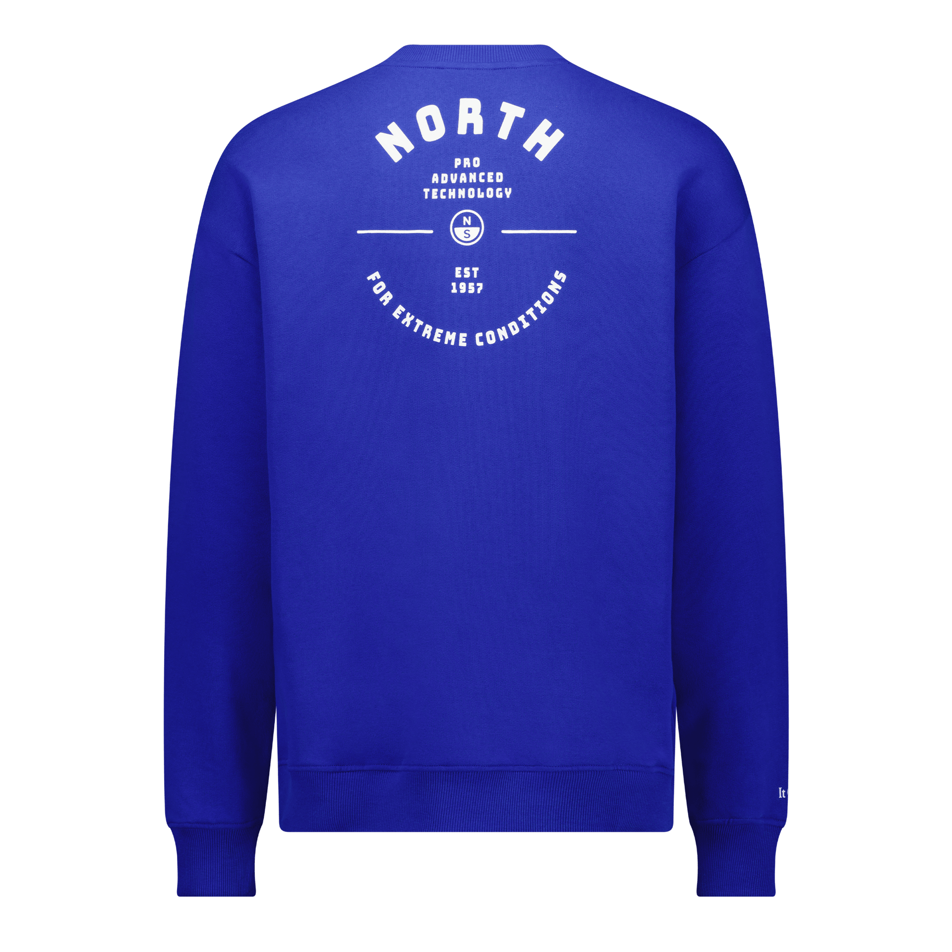 North Extreme Crew Sweat Flash Blue 2