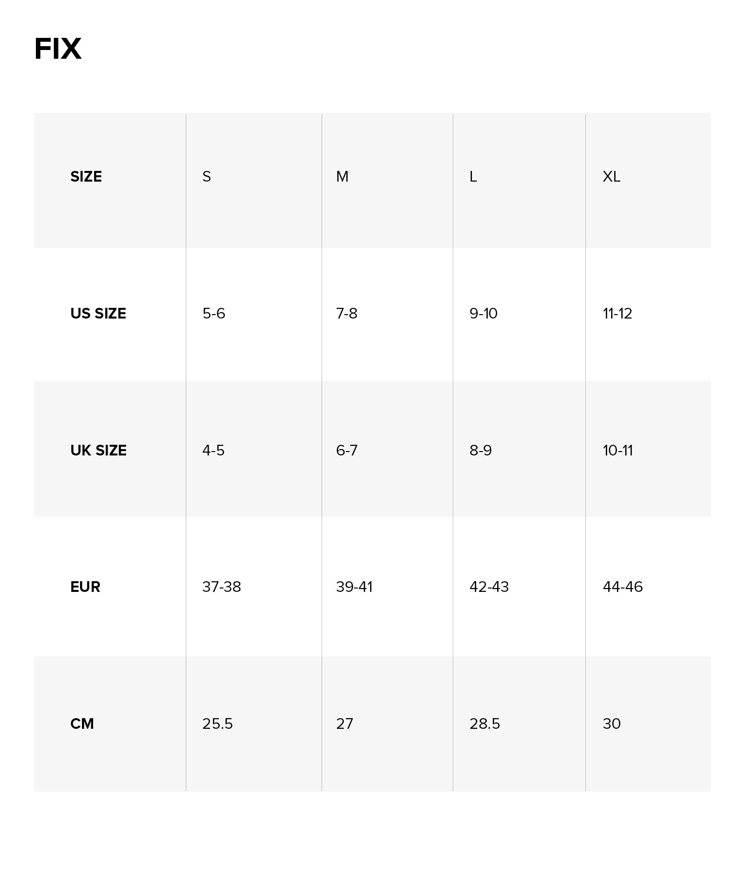 Fix Boots specifications specifications