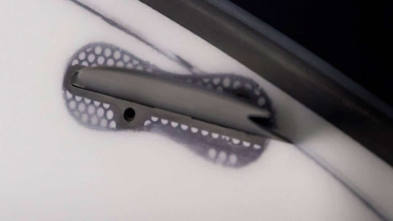 Charge Surfboard - Lightweight Premium FCSII Fin Boxes technology