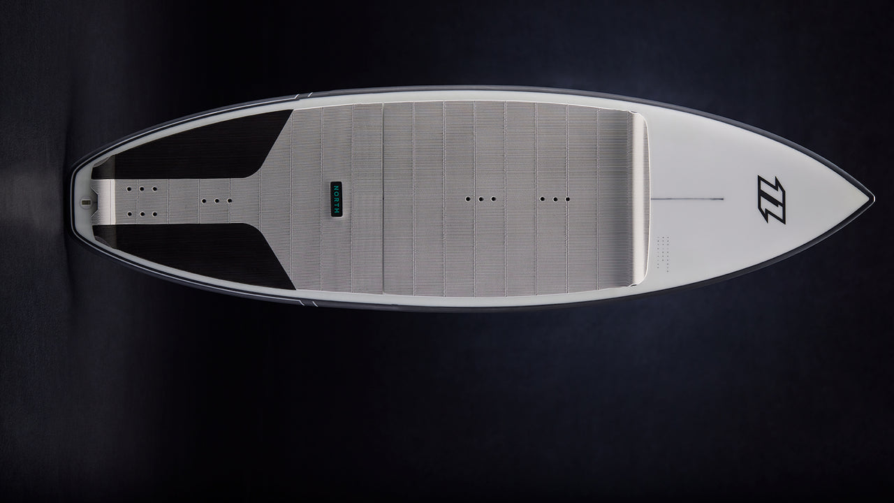 Charge Surfboard - NEW 2-pce deck grip with toe bump and rear wedge kicker technology