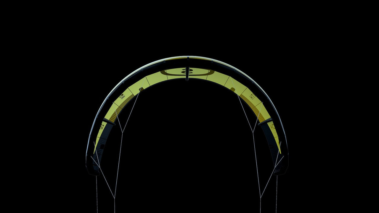 New segmented curve arc for improved canopy tension image