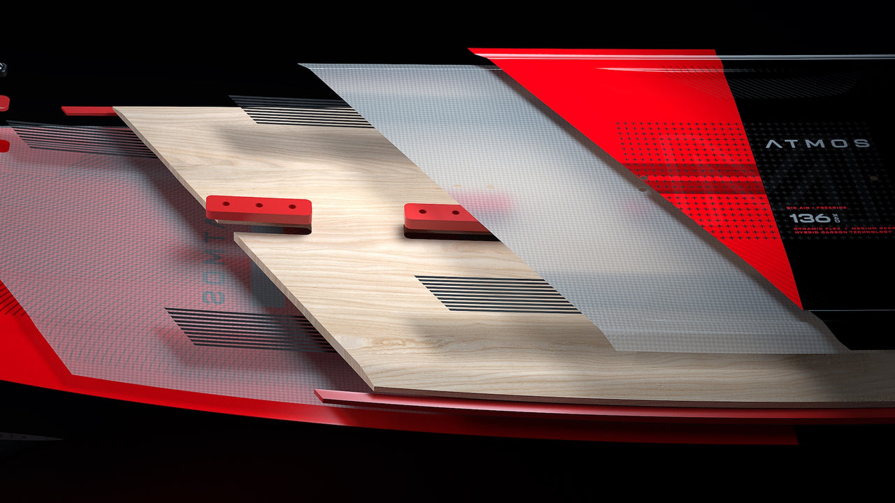 Atmos Hybrid TT Board - Lightweight, impact resistant paulownia wood core technology