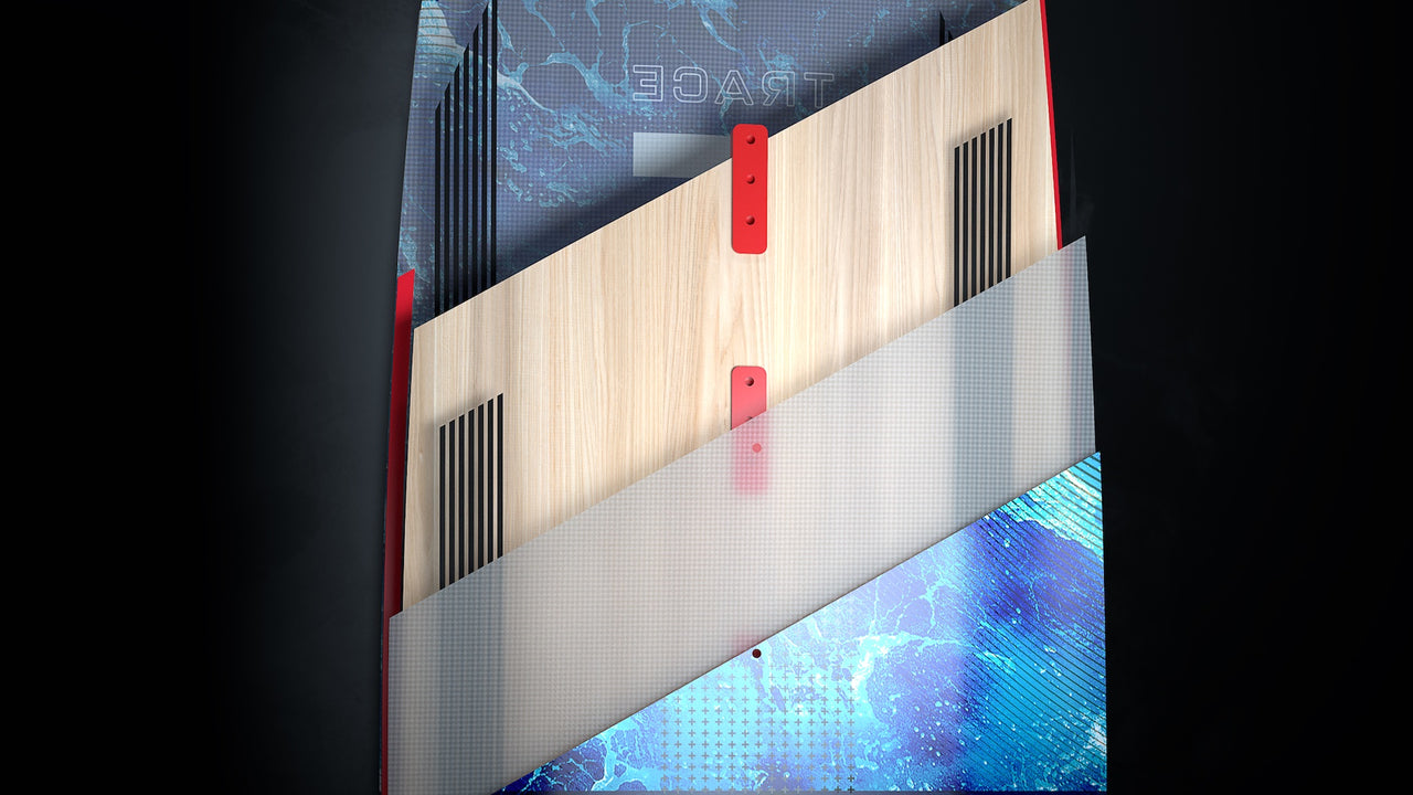 Trace TT Board - Lightweight, impact resistant paulownia wood core technology
