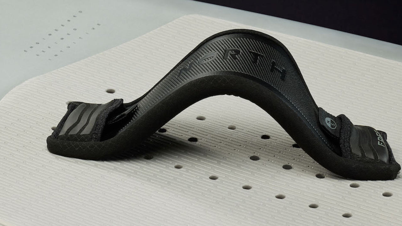 Wide range of foot strap positions image
