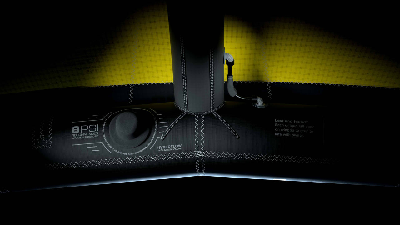 Orbit Kite - Kevlar reinforced strut system with bridle deflectors technology