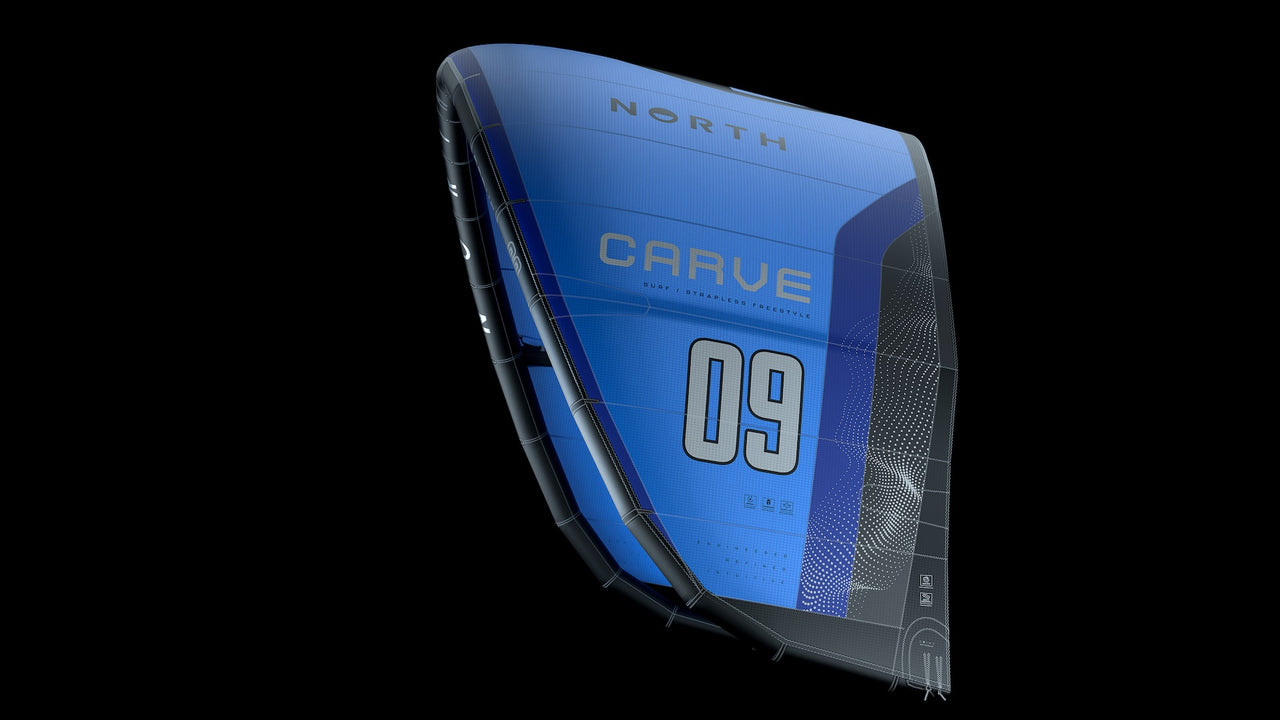 Carve Kite - Improved wind range with more low-end efficiency technology