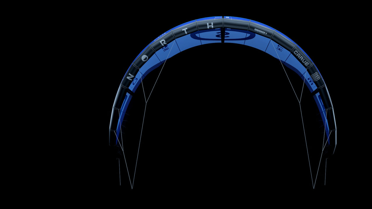 Carve Kite - Segmented curve arc with direct pivot steering technology