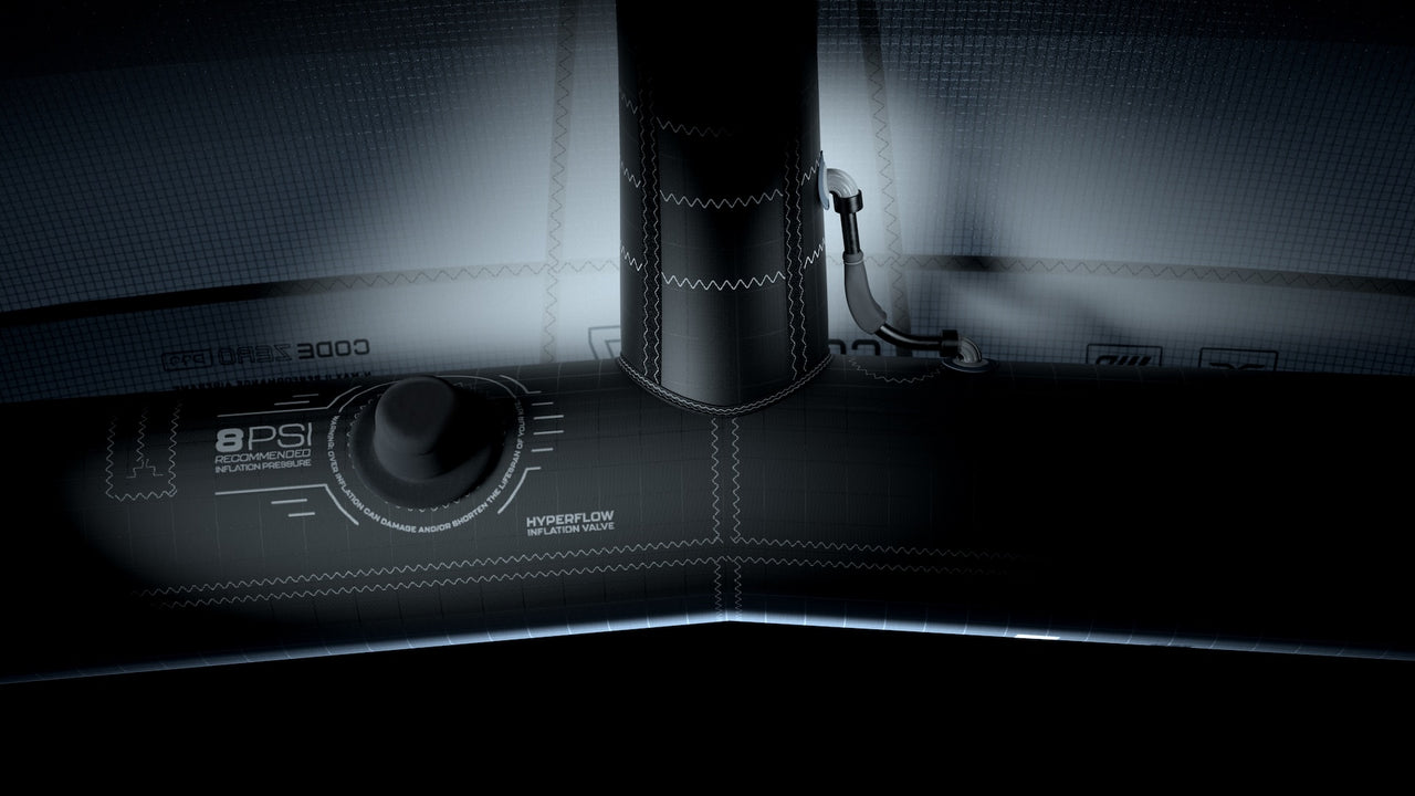 Code Zero Pro Kite - HyperFlow rapid inflation technology