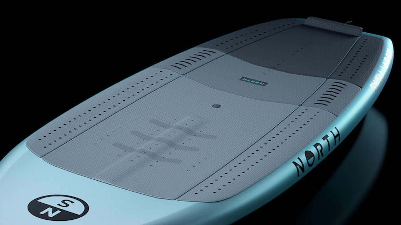 Swell Foil Board - Centreline, offline and V-strap insert options (straps sold separately) technology