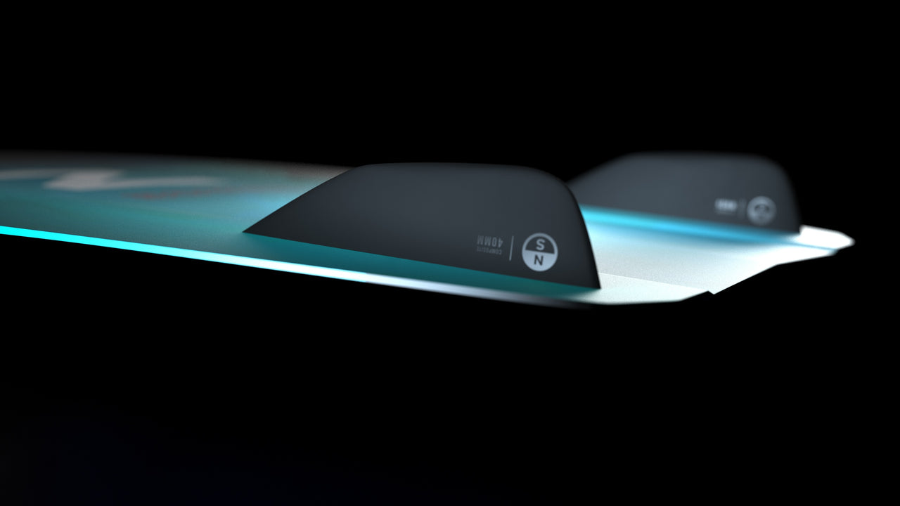 Trace TT Board - 40mm Fins included technology