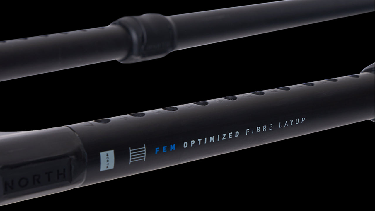 Ultimate Carbon Boom X-Over - FEM Optimized Lay-Up technology