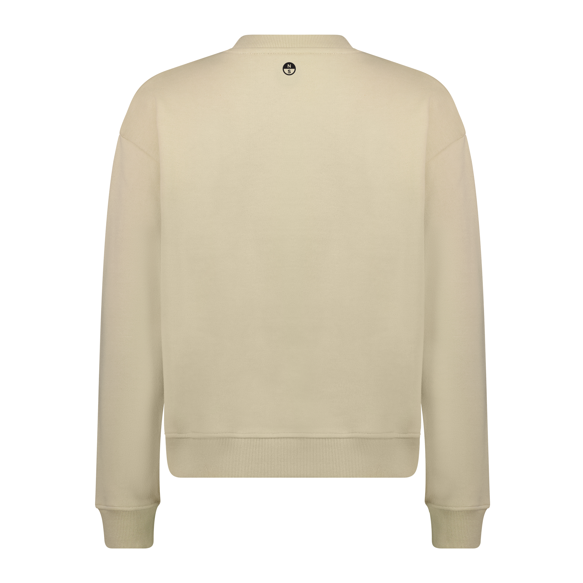North Horizon Badge Crew Sweat Silver 2