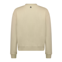 North Horizon Badge Crew Sweat Silver 2