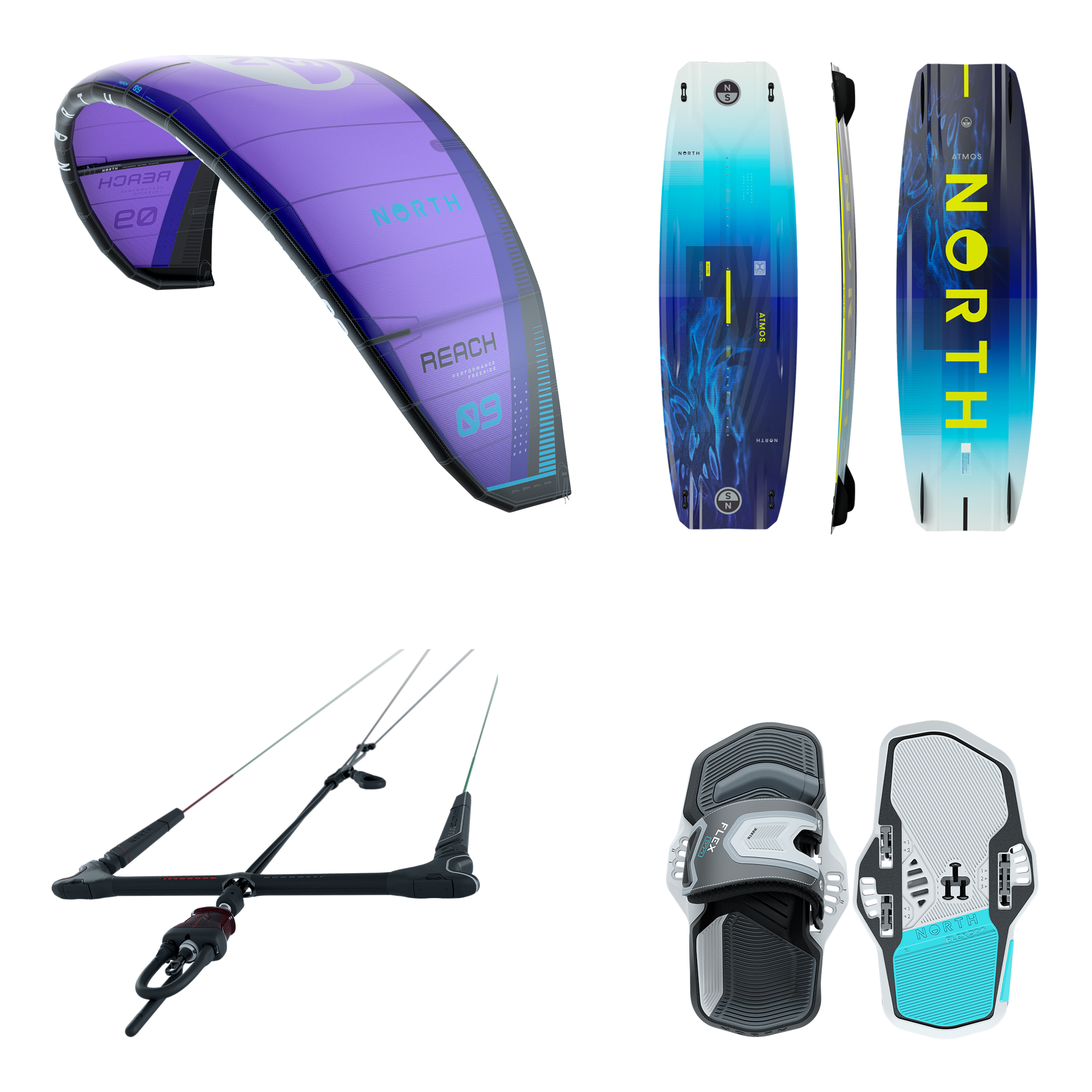 North Freeride Kite Set none 1