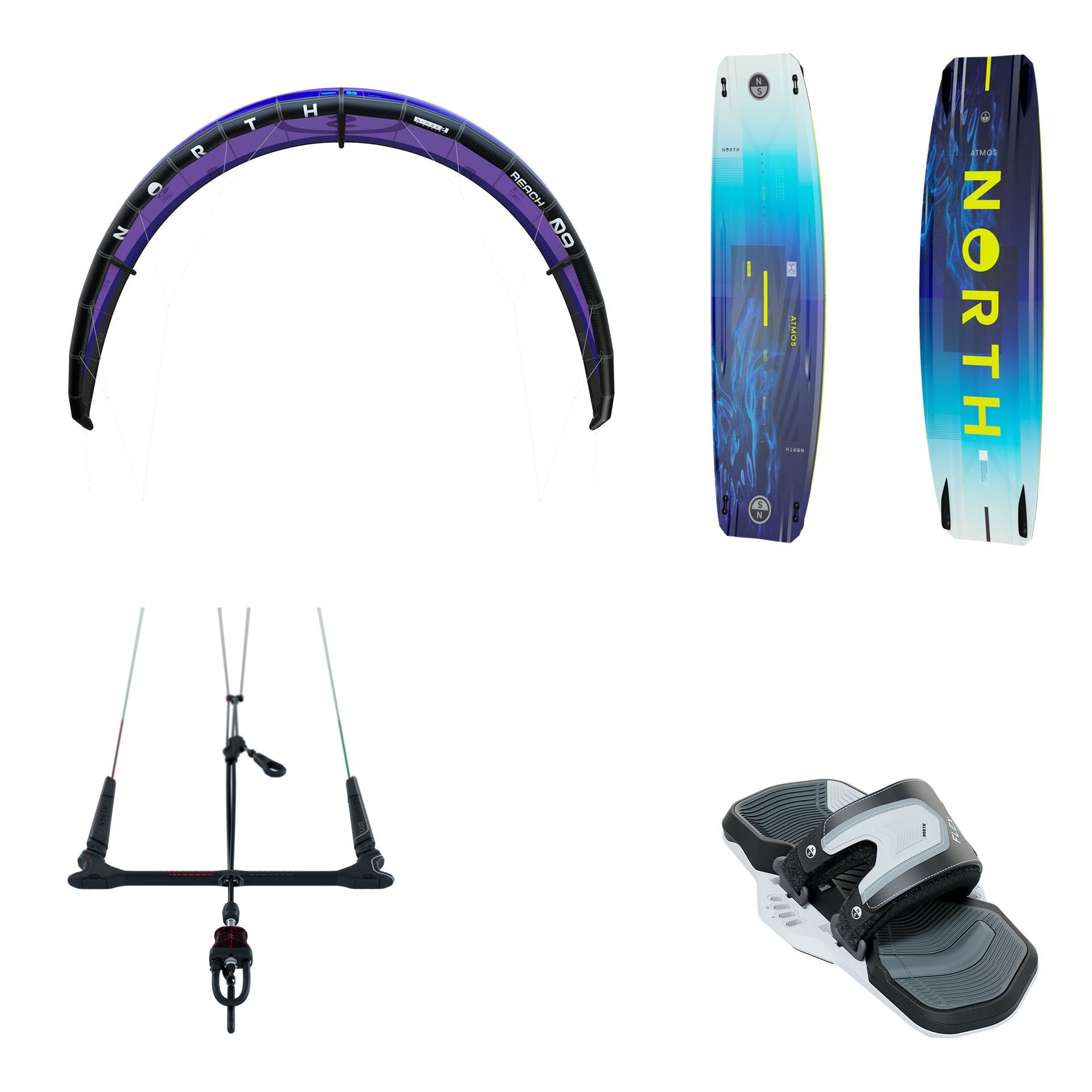 North Freeride Kite Set none 2