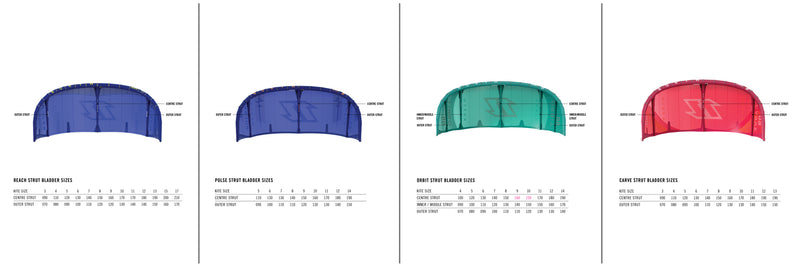 Strut Replacement Bladders specifications specifications