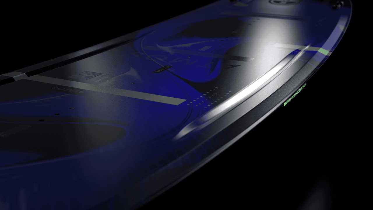 Atmos TT Board - Deep integrated grab rail technology
