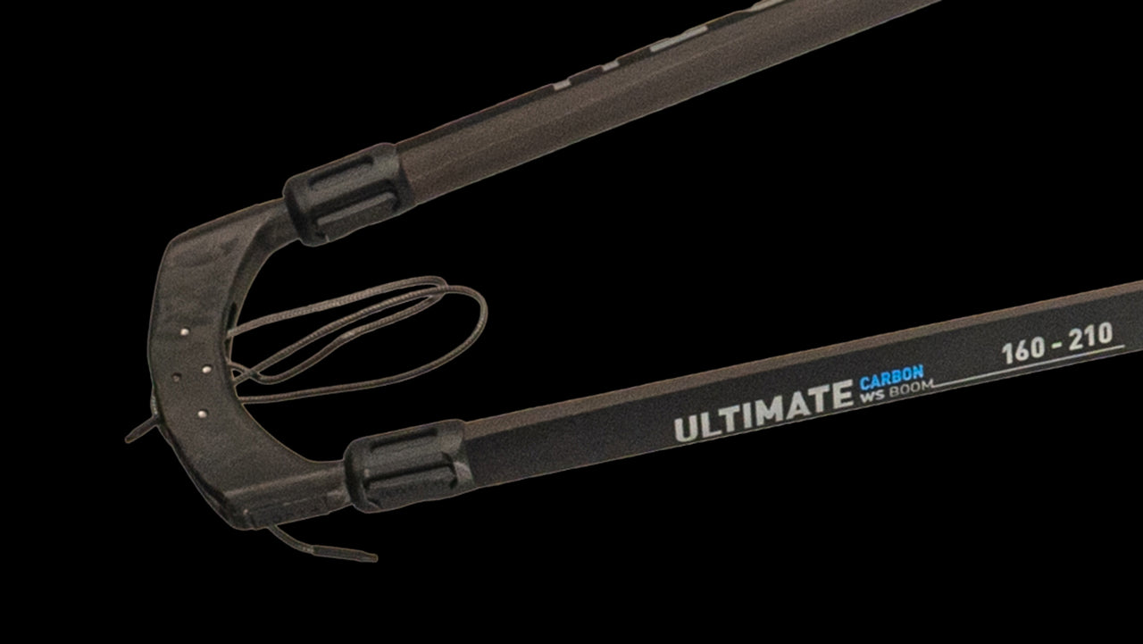 Ultimate Carbon Boom X-Over - Adjustable outhaul ready Tail end. technology