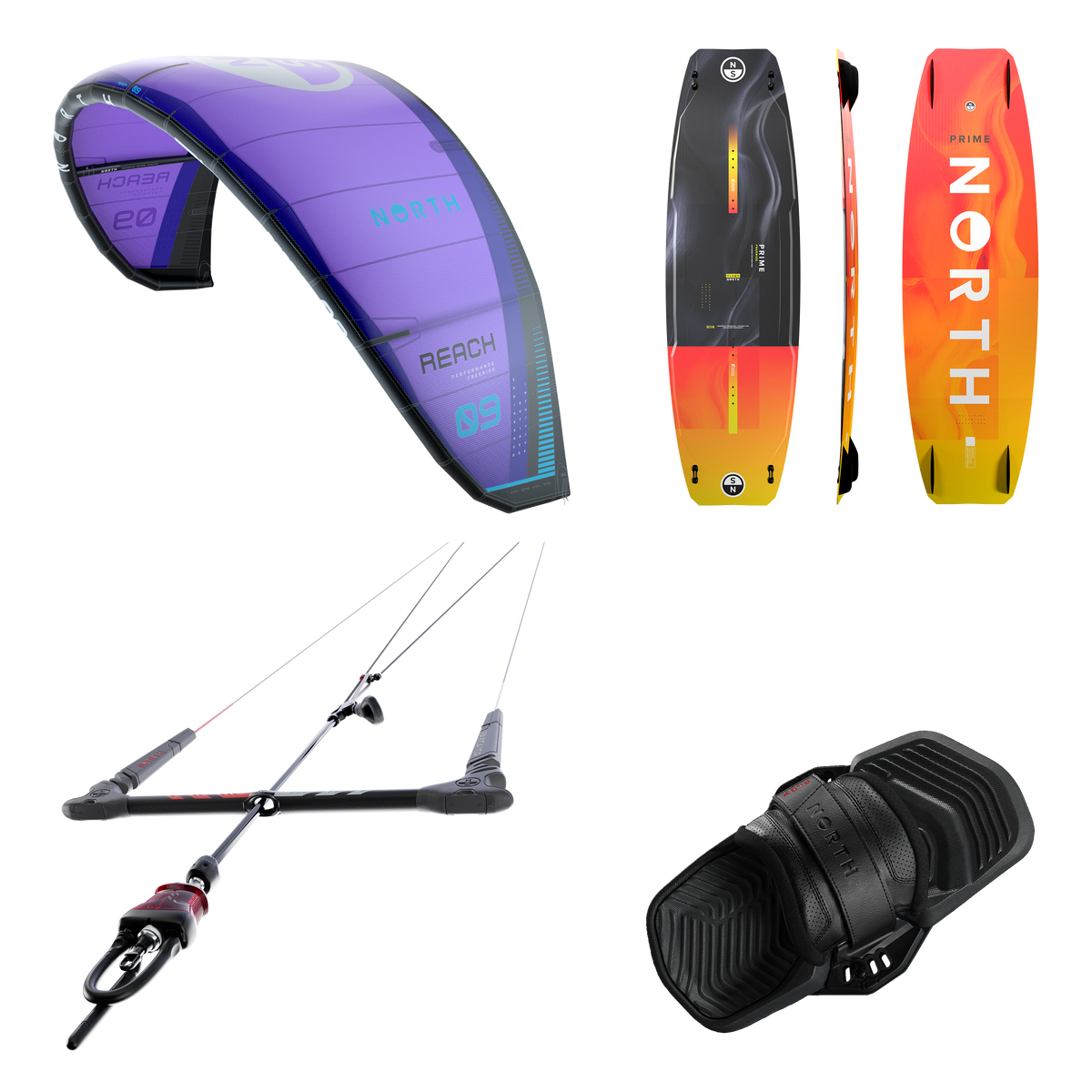 North Beginner Freeride Kite Set none 1