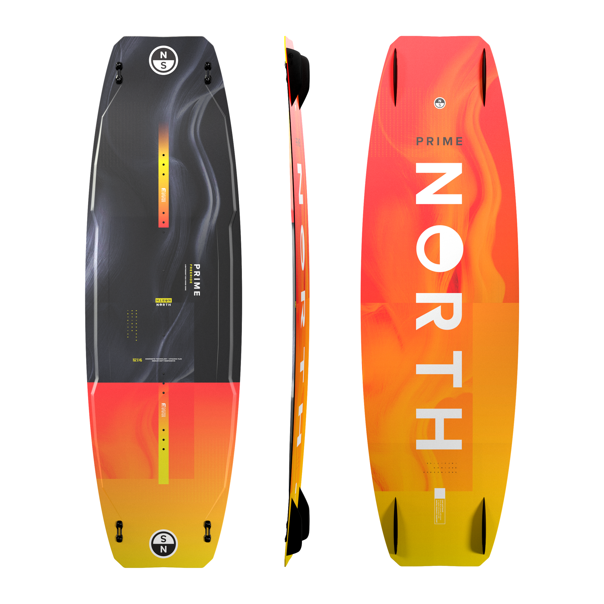 North Prime Black/Orange Flash 1