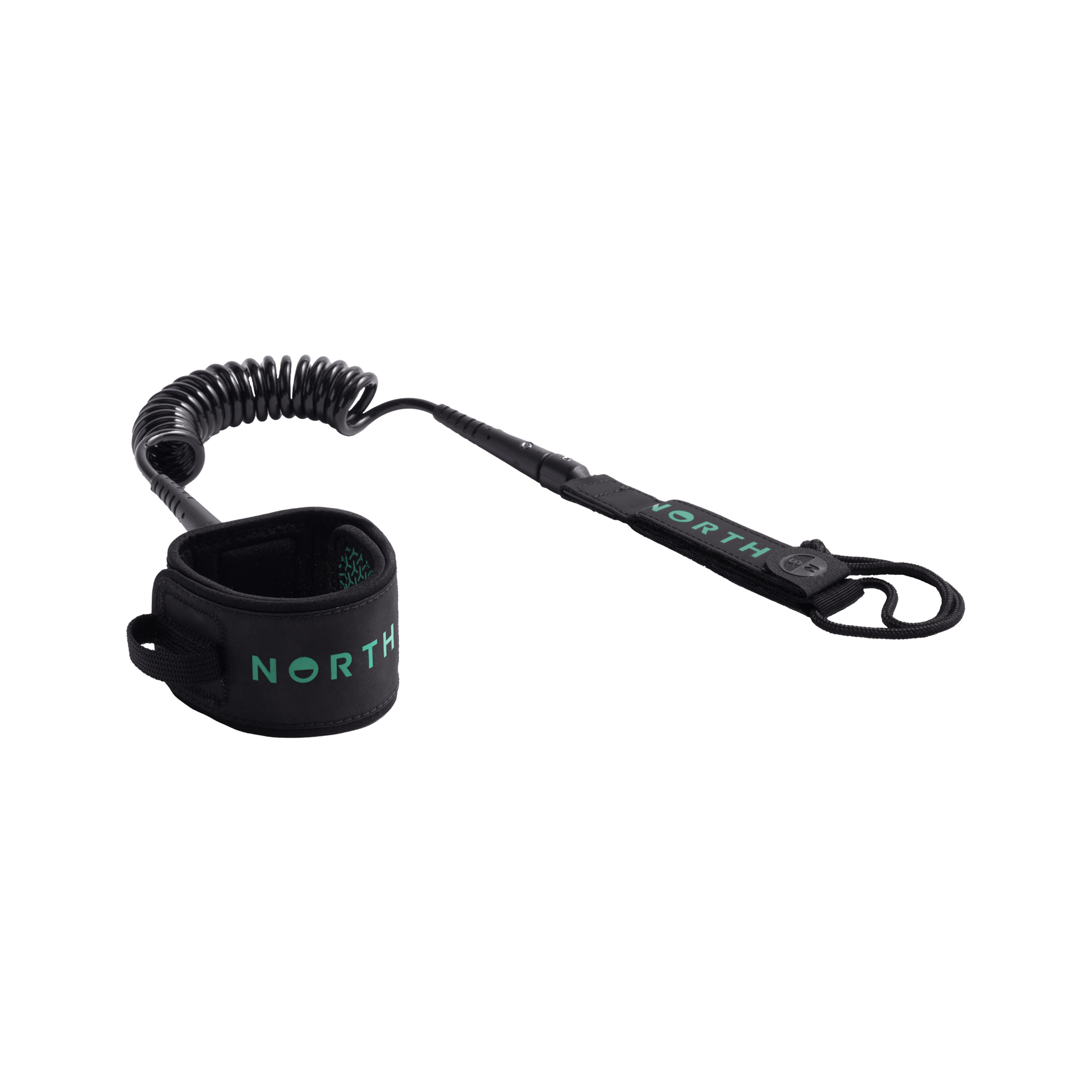 North Coiled Ankle Leash Black 1