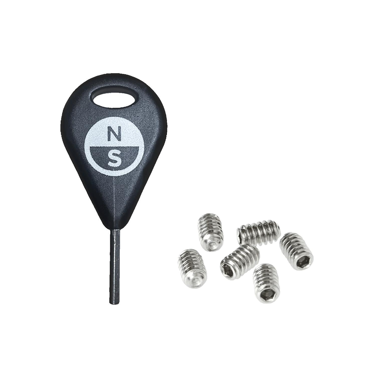North Grub Screw Kit (FCS) Steel Grey 1