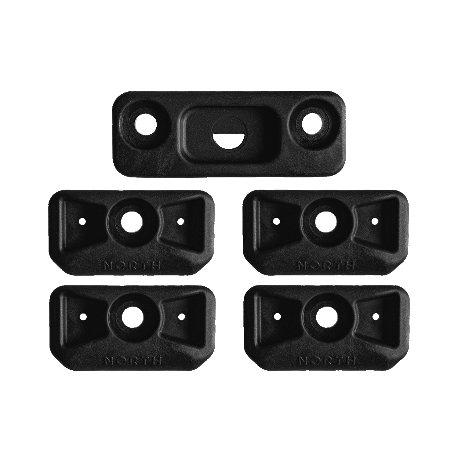 North Free Surf Strap Washers Black 1