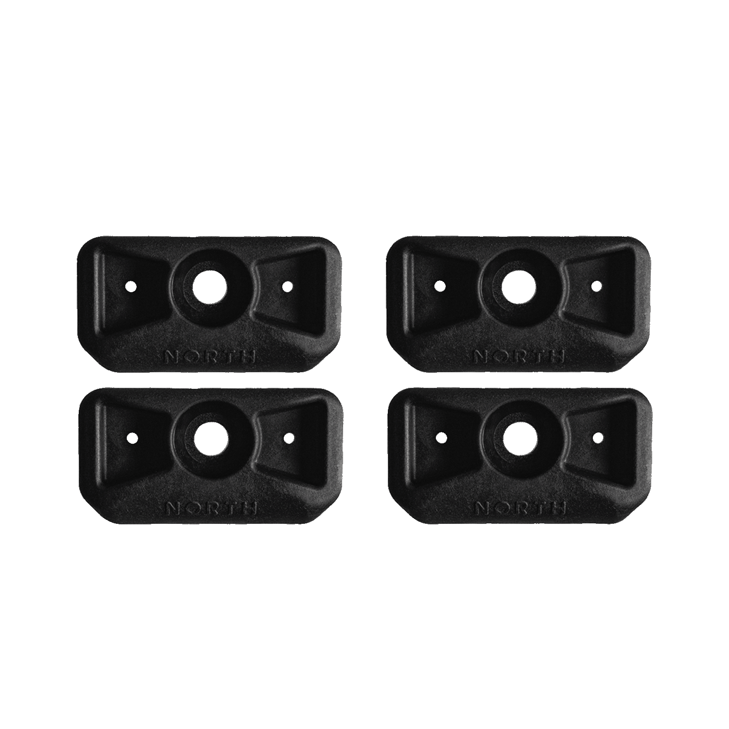 North Free Foil Strap Washers Black 1