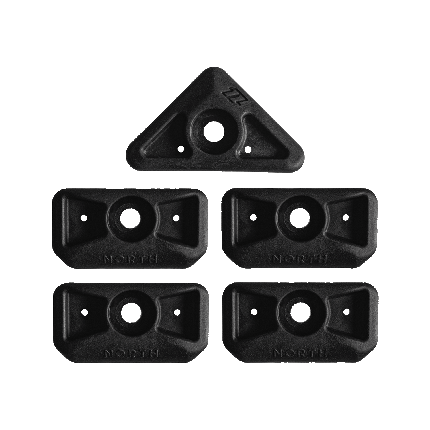 North Free-V Foil Strap Washers Black 1