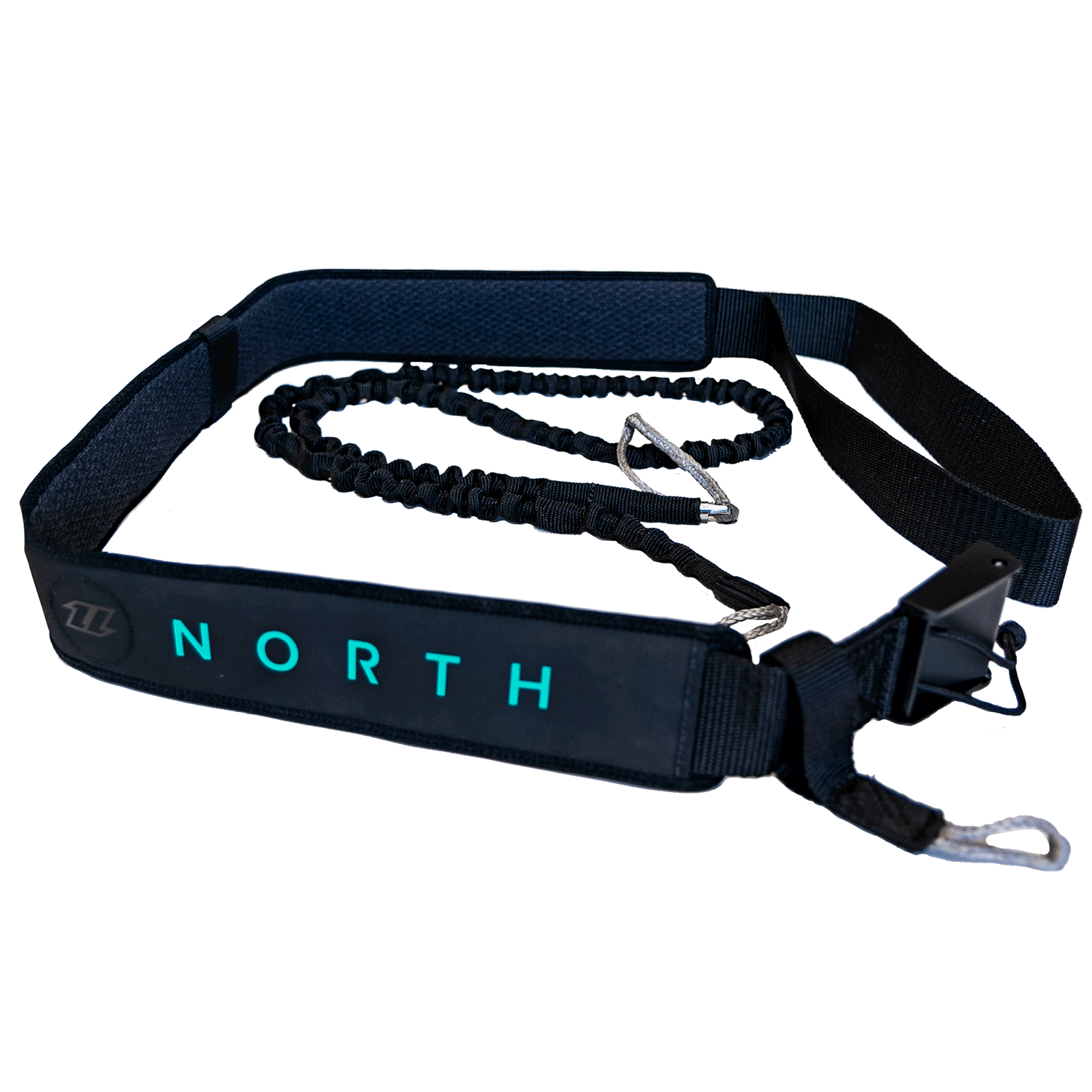 North Waist Belt with Wing Leash Black 1