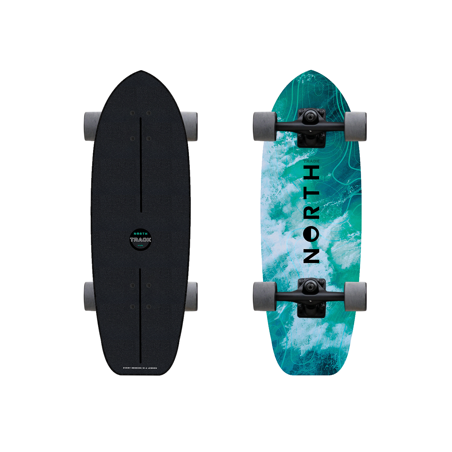 NORTH THE TRACK サーフボード 132/38 Track Skate Board