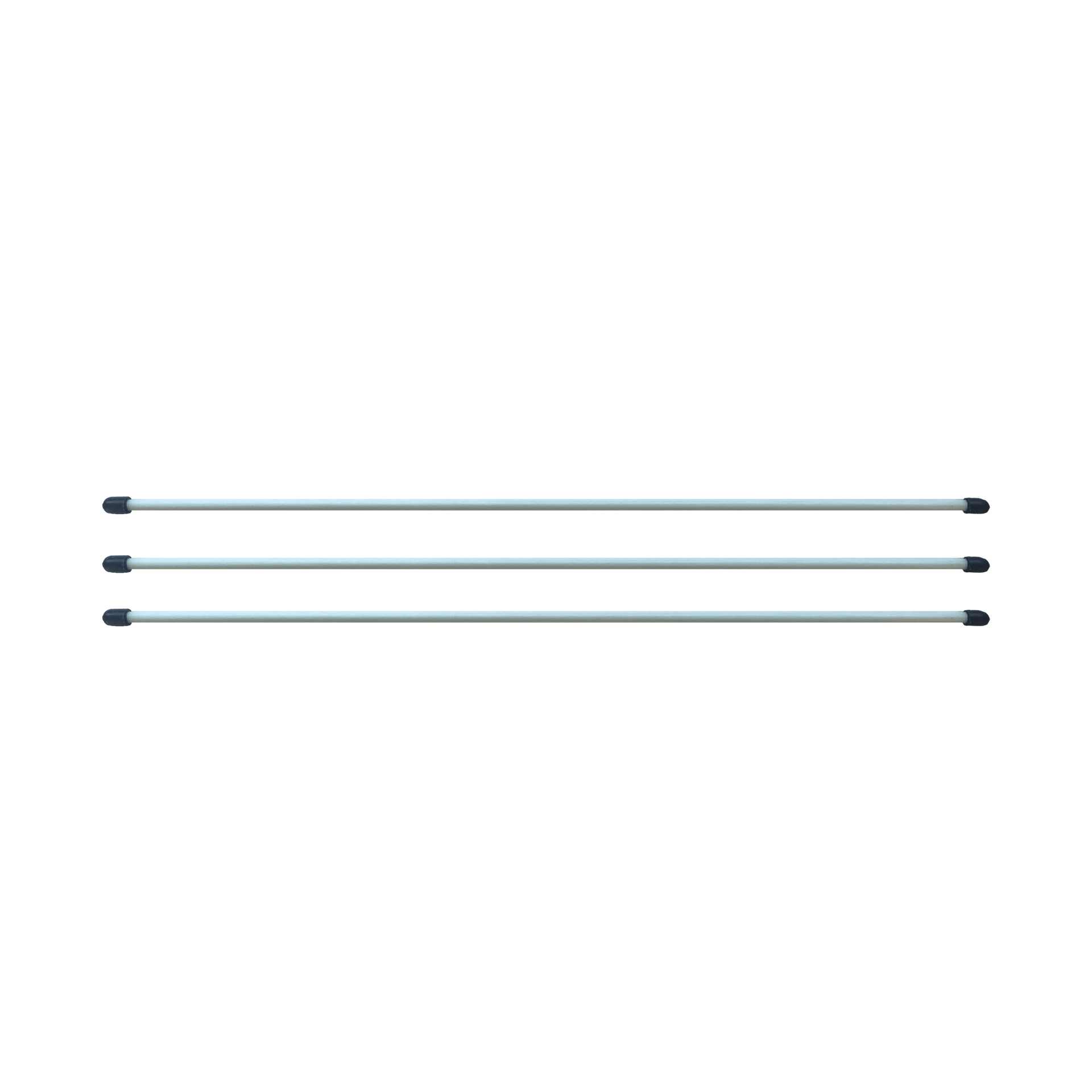 North Round Battens White 1