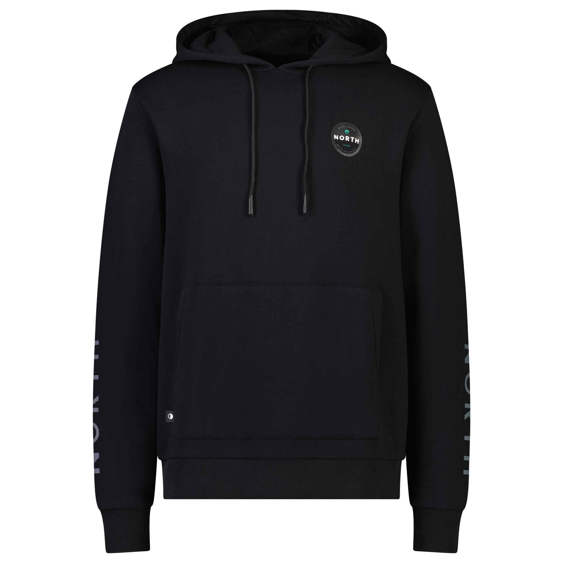 North Brand Hood Sweat Black 1