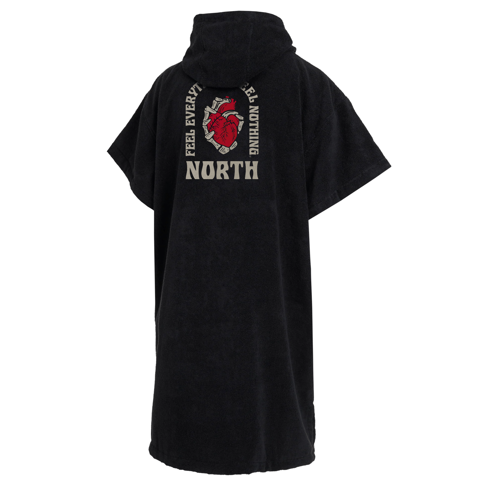 North Heartfelt Poncho Caviar 2
