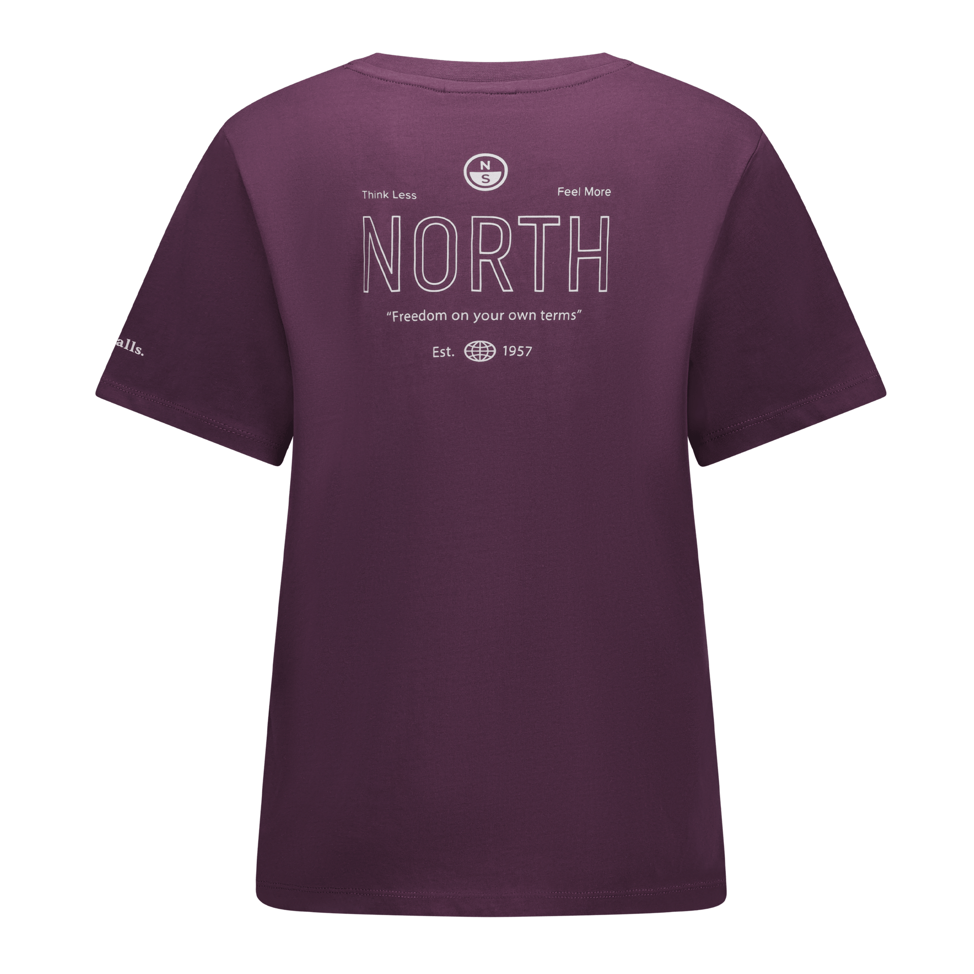 North Freedom Tee Plum 2